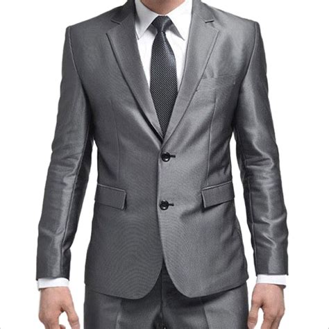 Mens Silver Grey Suits Dress Yy Wedding Suits Men Grey Grey Suit