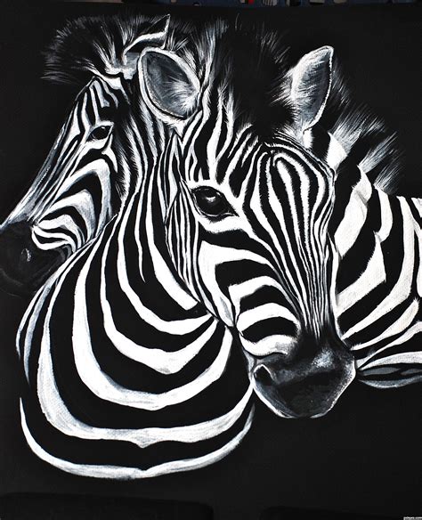 Painted Zebras Picture By Momof4boyoboys For Black And White Drawing