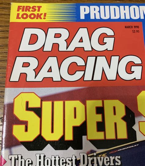March 1990 Drag Racing Illustrated Magazine Ebay