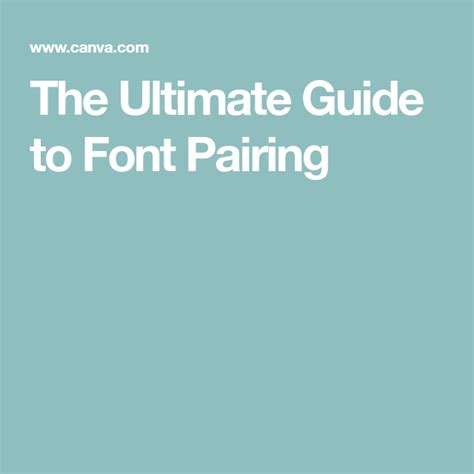 Mastering Font Mixing A Guide To Harmonious Typography Yuri Shwedoff