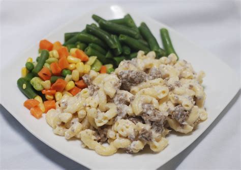 Cheese & Beef Macaroni - Birch Stream Farms