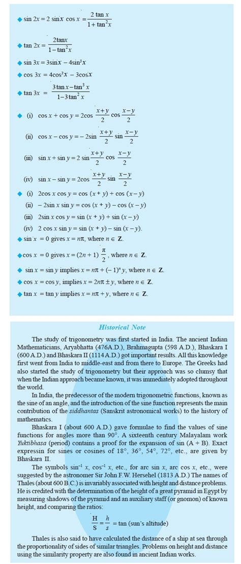 © all rights reserved maktab rendah sains mara. NCERT Class XI Mathematics: Chapter 3 - Trigonometric ...