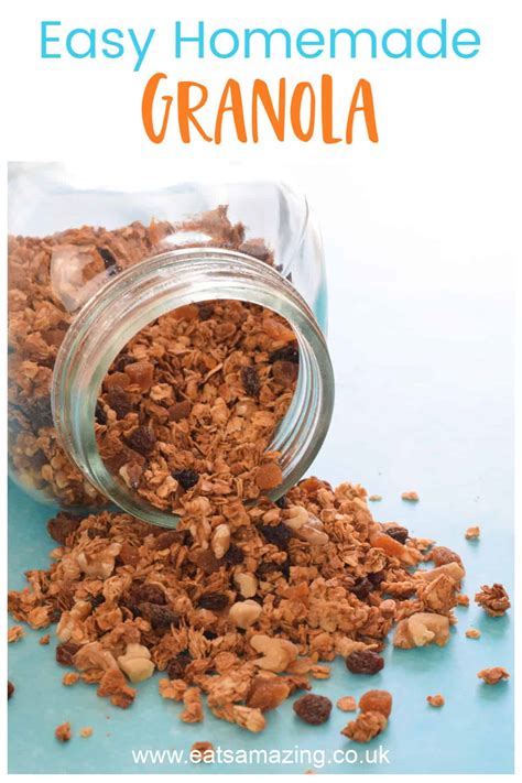 Easy Homemade Granola Recipe For Kids
