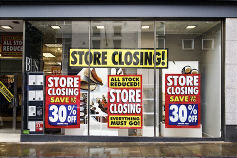 High Street Closures 14 Shops Vanishing Each Day In The Uk