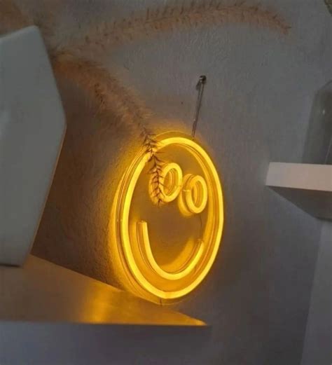 Led Smiley Face Neon Light On Mercari Cute Room Decor Smiley Cute