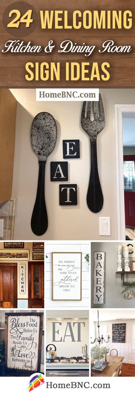24 Best Kitchen And Dining Room Sign Ideas For 2022
