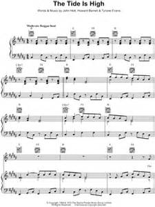 The whole song is tabbed, the tab is easily viewable and the chords are placed in the correct places. "The Tide Is High" Sheet Music - 6 Arrangements Available Instantly - Musicnotes