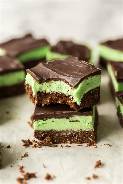 No Bake Mint Chocolate Bars Video The Recipe Rebel