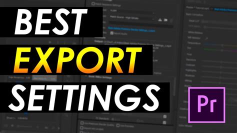 As a failsafe, repeat the steps above to upload settings before leaving your primary workstation. Best Adobe Premiere Pro Export/Render Settings for YouTube ...