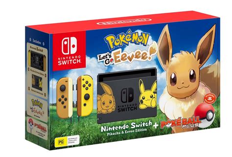 Nintendo Switch Console Pokemon Lets Go Eevee Switch Buy Now