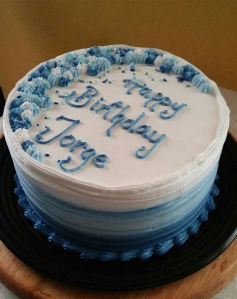 Birthday Cake For Men Buttercream Birthday Cake Birthday Cakes For Men Easy Cake Decorating