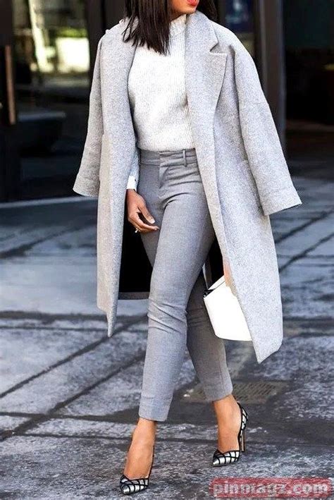 30 Chic Winter Women Outfits Ideas For Work Pinmagz Chic Winter Outfits Trendy Outfits