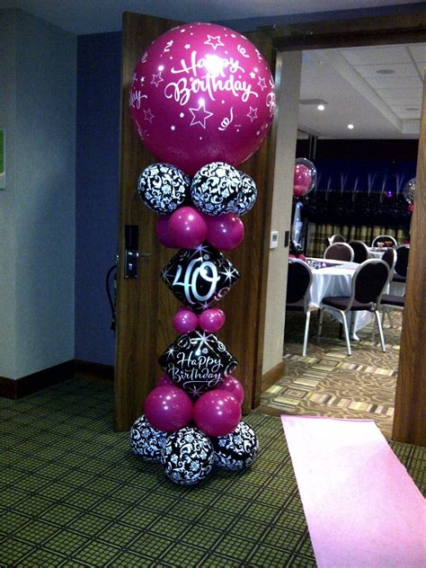 Image Detail For Balloon Decorators Wild Berry Pink And Black