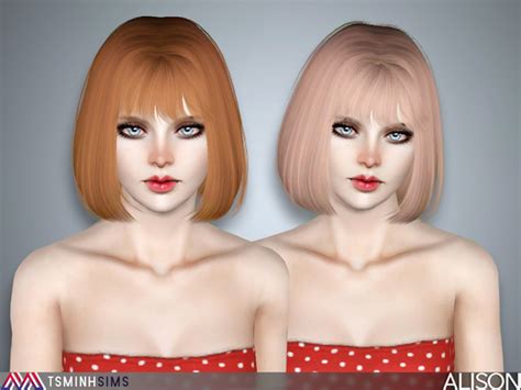 The Sims Resource Alison Hair 18