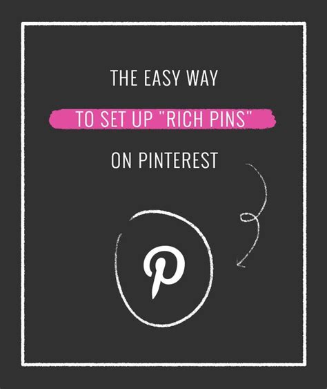 The Easy Way To Set Up Rich Pins On Pinterest With Images Blog