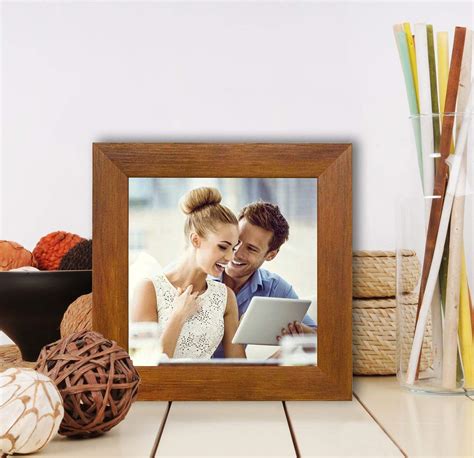 Art Street Synthetic Brown Walltable Photo Frame Picture Size 5