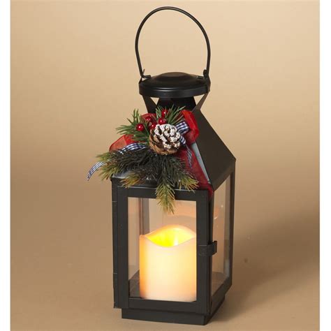 Battery Operated Lanterns With Timer Outside Lights Powered Outdoor