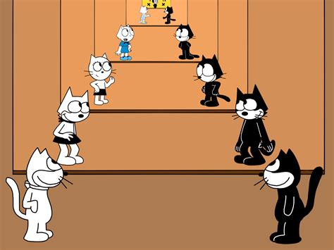 Felix The Cat Art Styles From His History By Mega Shonen One 64 On
