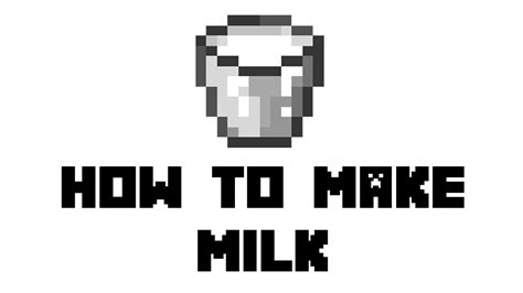 Minecraft Survival How To Make Milk Youtube