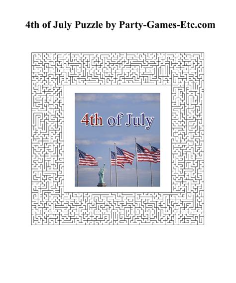 Free Printable 4th Of July Party Game And Pen And Paper Activity July Party Party Games 4th