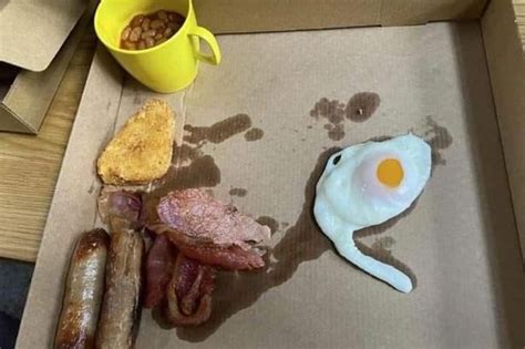 People Baffled By Disgusting Alton Towers Breakfast With Mug Full Of