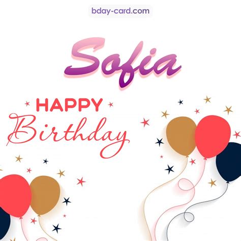 Birthday Images For Sofia 💐 — Free Happy Bday Pictures And Photos