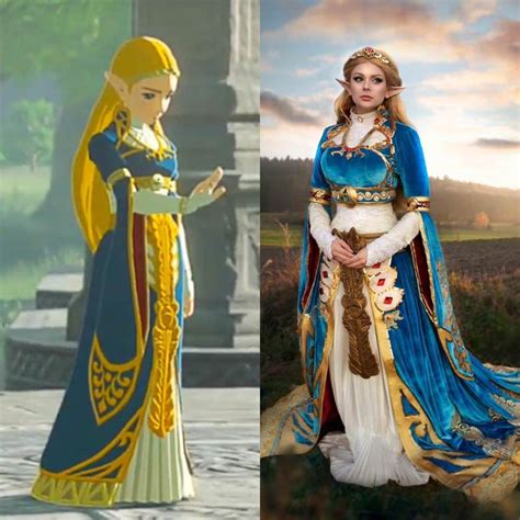 Princess Zelda Cosplay From Breath Of The Wild Vêtements Stylés Cosplay Tenue