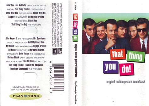 That Thing You Do Original Motion Picture Soundtrack 1996 Cassette