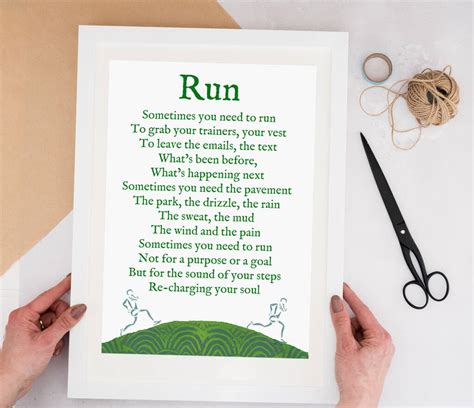 Running Poem T For A Runner By Helena Tyce Designs