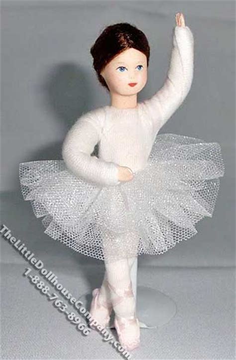 Nadja Flexible Girl Ballet Doll By Erna Meyer For Dollhouses Eme10500