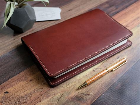 Handmade Leather Notebook Covers Hide And Home