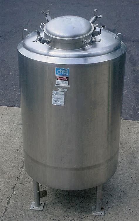 325 Gal Dci Inc Stainless Steel Pressure Vessel 8797 New Used And