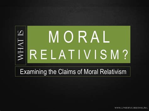 What Is Moral Relativism