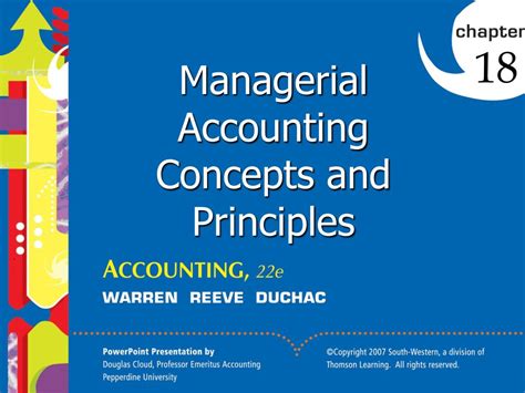 Ppt Managerial Accounting Concepts And Principles Powerpoint