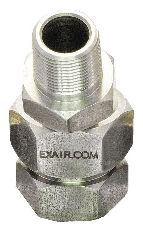 Exair Stainless Steel Swivel Connector With Npt Hose Connection