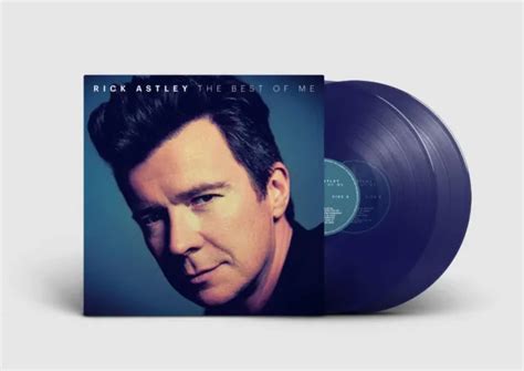 Rick Astley The Best Of Me Greatest Hits 2 Lp New 2019 Blue Coloured