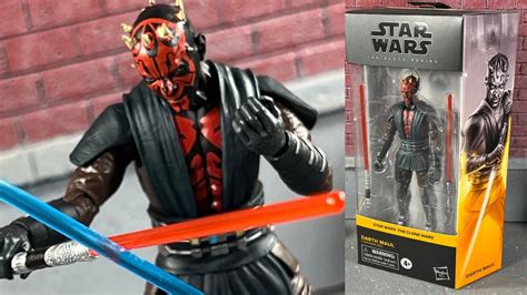 Star Wars Black Series Darth Maul Clone Wars Action Figure Review Youtube