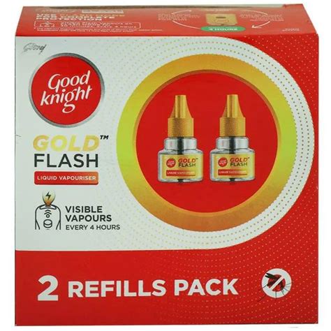 Good Knight Gold Flash Mosquito Repellent Refill 45 Ml Pack Of 2