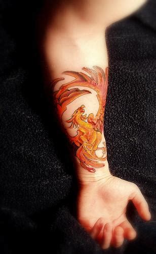 30 Phoenix Tattoos On Forearm