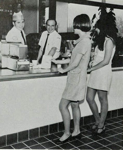 Vintage Photos Of Mini Skirts In Dining ~ Vintage Everyday
