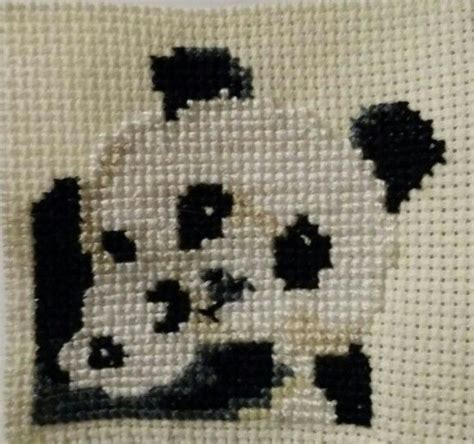 Pandas Cross Stitch Pattern Mario Characters Fictional Characters