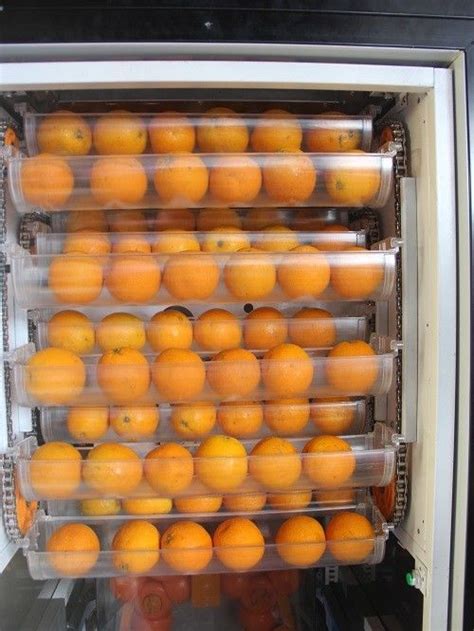 Freshly Squeezed Orange Juice Vending Machine With Self Clean
