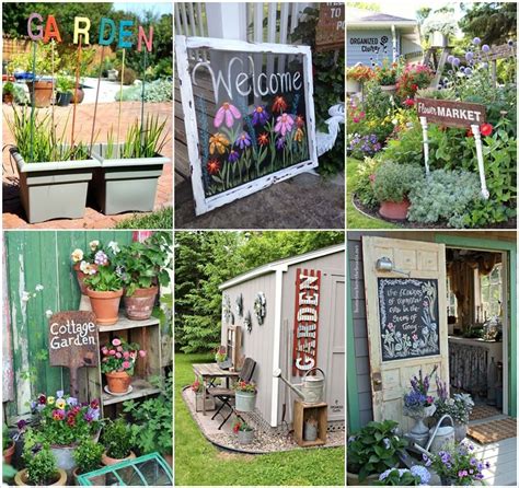 One of a kind of. Try Out These DIY Garden Sign Ideas