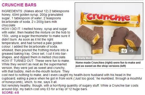 how to make a crunchie in your kitchen crunchie crunchie bar bar