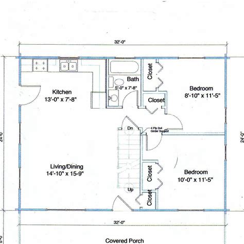Small Cabin Floor Plans 24×24 Nivafloorscom