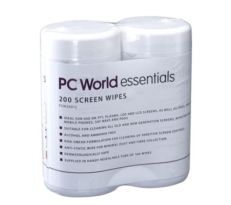 How to wipe a windows hard drive. Buy ESSENTIALS PSW20012 Screen Wipes - 2 packs of 100 ...