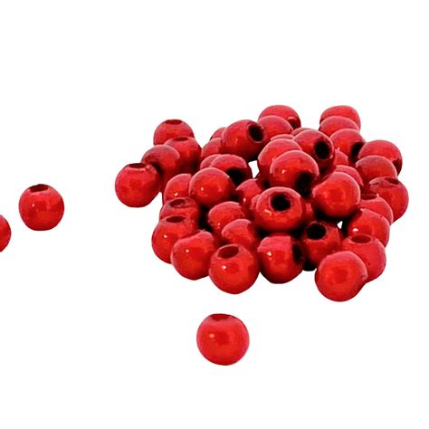 4mm Miracle Beads Pack Of 50 Cherry Red Spoilt Rotten Beads