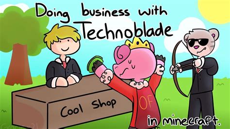 Skyblock Doing Business With Technoblade Tommyinnit Youtube