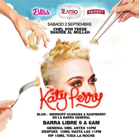 Katy Perry At Club Teatro Pura Vida Guide Costa Rica