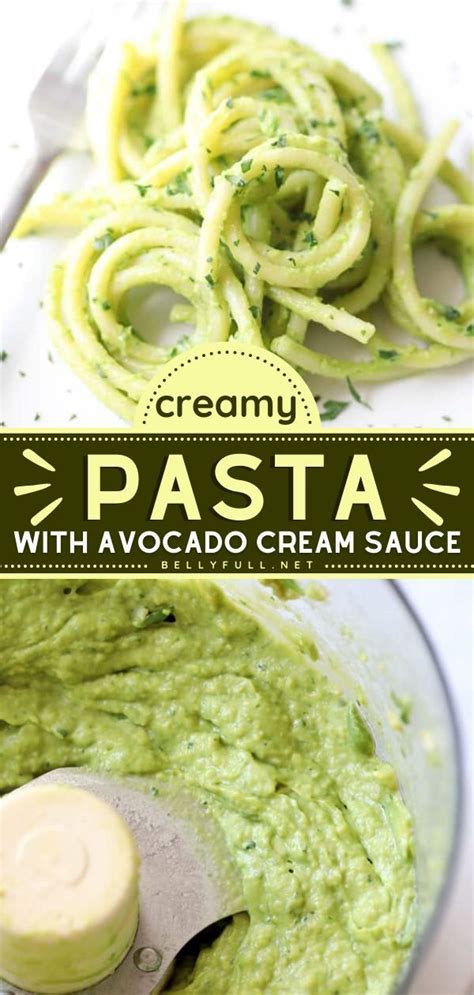 Pasta With Avocado Cream Sauce Artofit